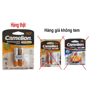 1 VĨ / 2 VIÊN PIN AA Camelion ( Pin SẠC )