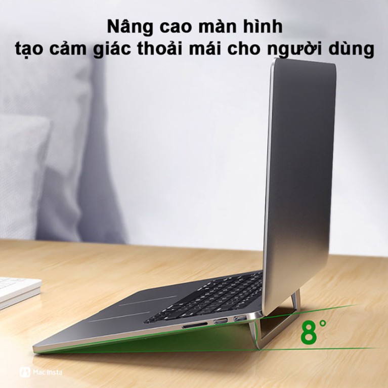 ĐẾ GIỮ TẢN NHIỆT GẬP GỌN LICHEERS NHÔM NGUYÊN KHỐI: GẬP MỞ DỄ DÀNG, MANG ĐI TIỆN LỢI