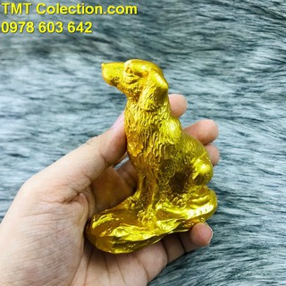 Tượng Con Chó Vàng; TMT Collection- SP005238