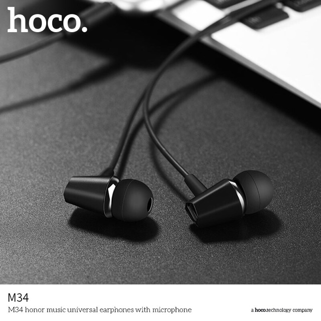 TAI NGHE CÓ DÂY HOCO M34 VỚI TAI NGHE GIÁ RẺ THUỘC TAI NGHE CHÍNH HÃNG YÊN TÂM ĐI THEO LÀ TAI NGHE CÓ MIC