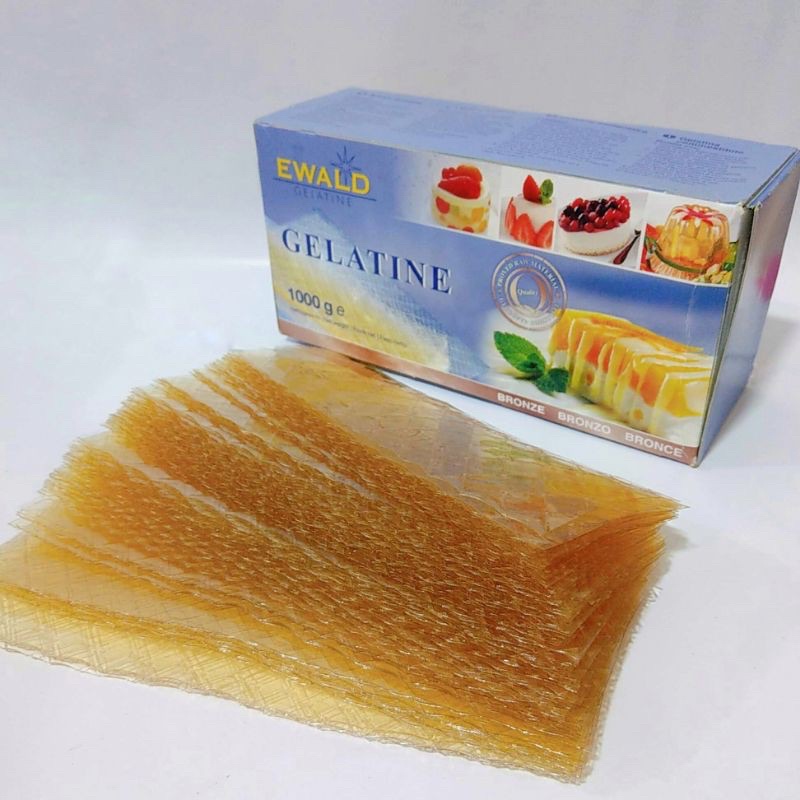 Gelatine lá Eward xé lẻ từ hộp 1kg