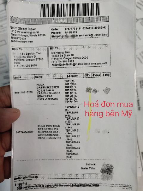 Dép nam Puma xách tay Mỹ ( Hết hàng sẵn )