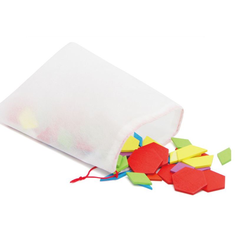 Bộ ghép hình Pattern block 155 miếng ghép