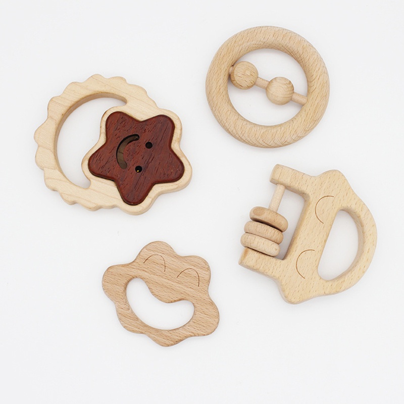 Vòng Đồ Chơi Lục Lạc Ngậm Nướu Cho Bé Sơ Sinh