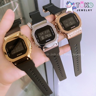  Đồng hồ nam nữ chính hãng G S00CK dáng Vuông sang trọng cao cấp 2 size khác nhau điện tử full chức năng 
