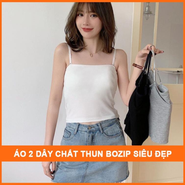 Áo 2 dây nữ, áo hai dây nữ thun bozip | WebRaoVat - webraovat.net.vn