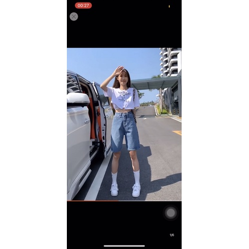 Quần ngố nữ xuông vải baggy thoáng mát cho mùa hè !