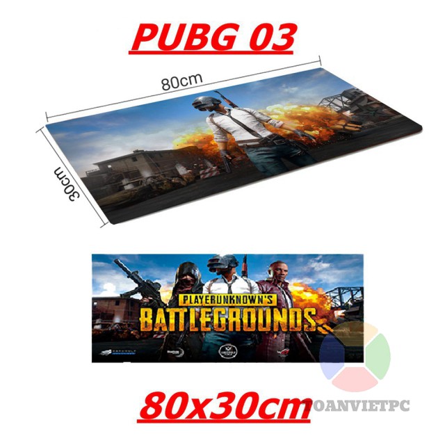 [Chống Nước] Bàn Di Chuột Chuyên Game PUBG 4ly 30*80 Chống Nước Siêu Dày Đa Dạng Nhiều Mẫu Đẹp