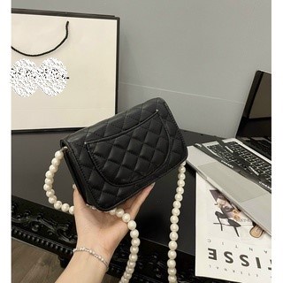 Sale Túi đeo chéo chữ  nổi phối quai ngọc size 20