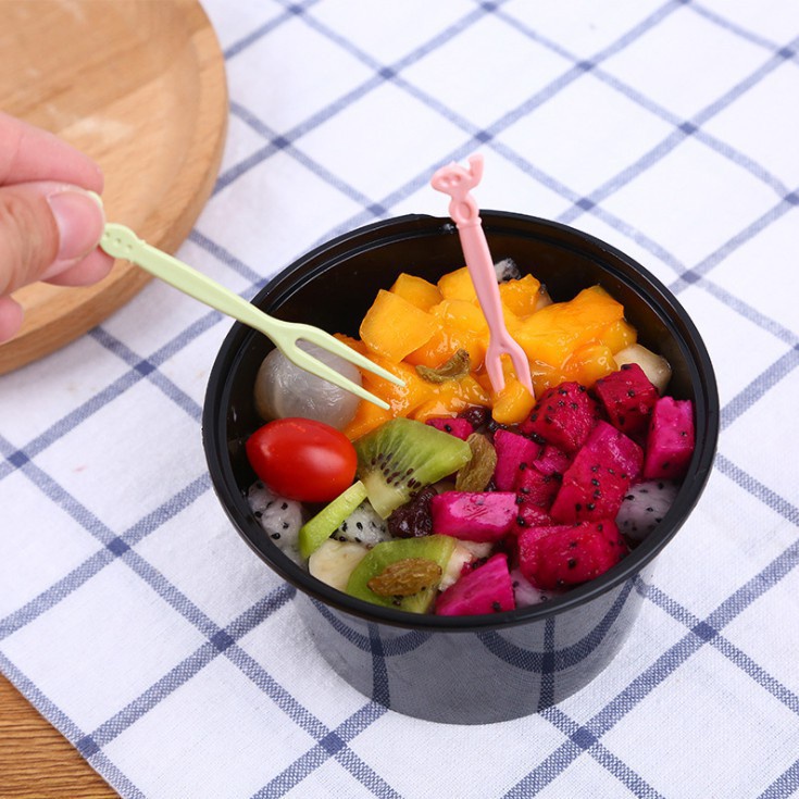 Set 50 Chiếc Dĩa Cắm Thức Ăn, Hoa Quả Hót Hít Siêu Dễ Thương , Dĩa Nhựa Xiên Hoa Quả Tiện Ích 88272 Chợ Tốt Store