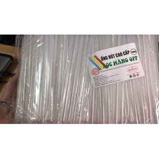 Ống Hút Bọc Màng Trà Sữa Túi 500g Màu Trắng