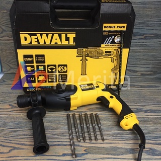 Máy khoan đầu gài 650w dewalt d25013k