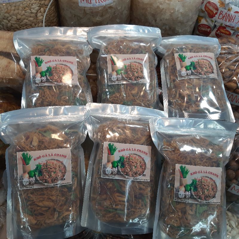 KHÔ GÀ LÁ CHANH 500gr