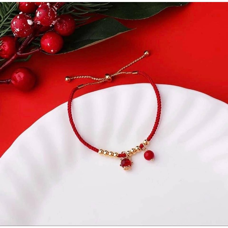 Vòng dây bện đỏ may mắn | BigBuy360 - bigbuy360.vn