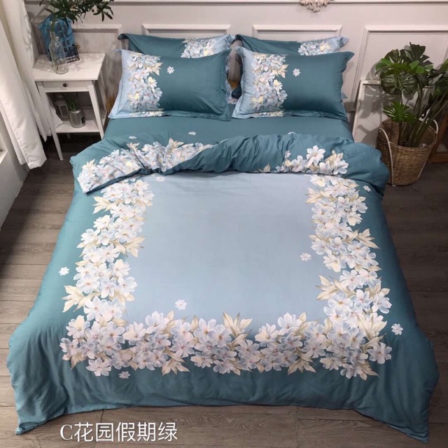 BỘ chăn ga gối 100% cotton 60s