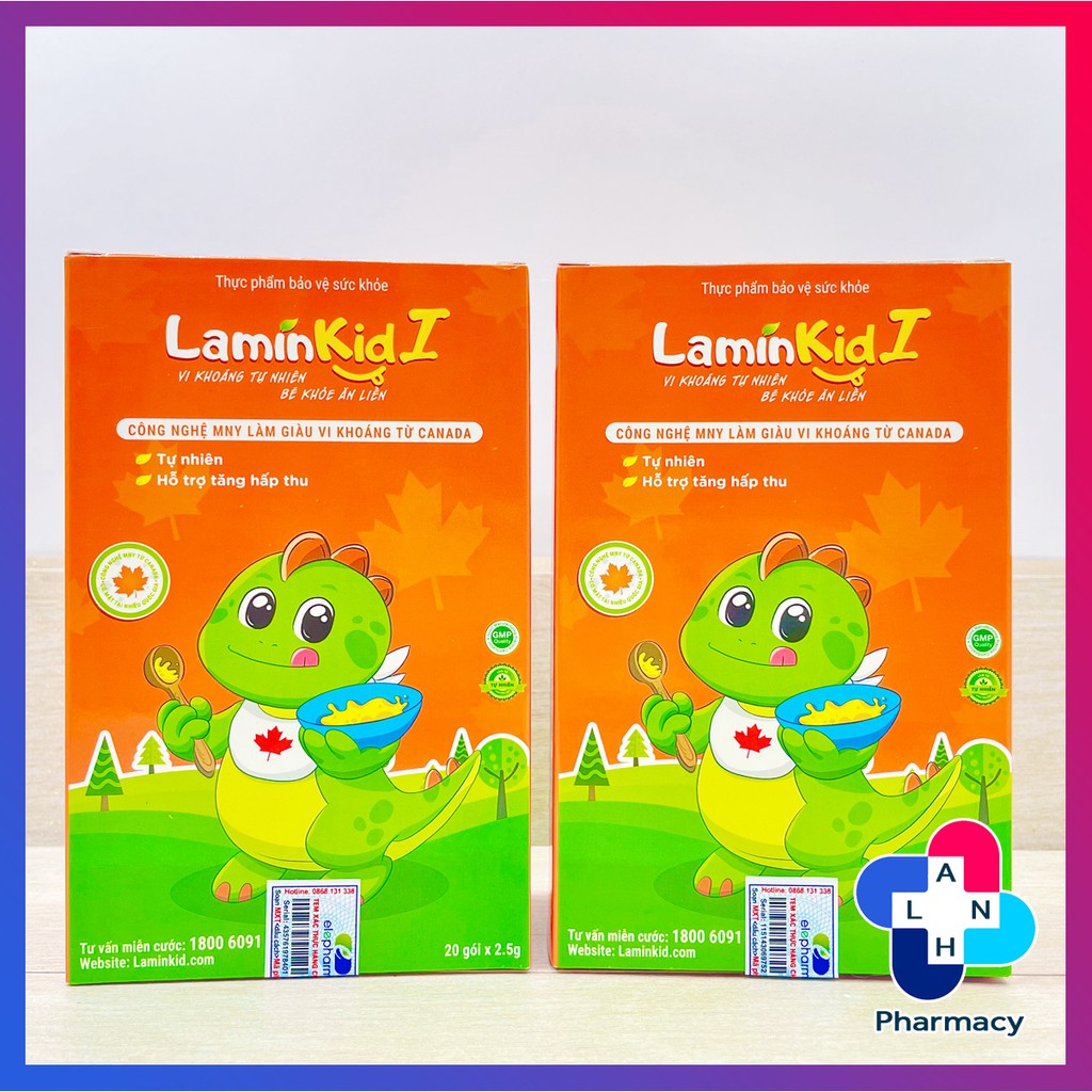 LaminKid I (20 gói) - Vi khoáng tự nhiên, bé ăn khỏe liền.