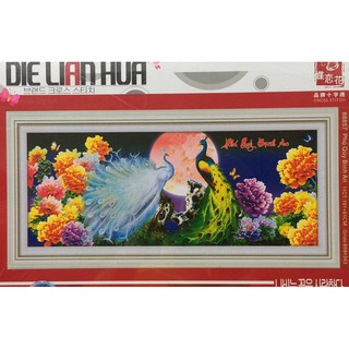 Tranh thêu chữ thập Phú Qúy Bình An 88857-191x81cm