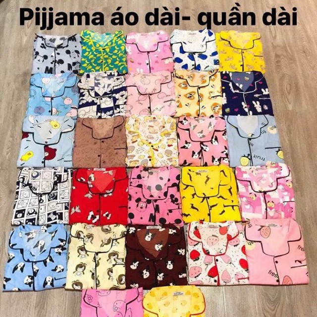 Bộ pizama quần dài- áo dài