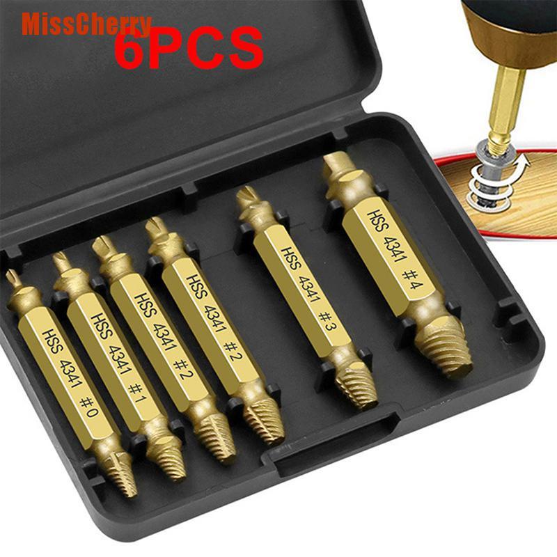 Bộ 6 Mũi Khoan Tháo Ốc Vít Hư Hỏng Chất Lượng Cao