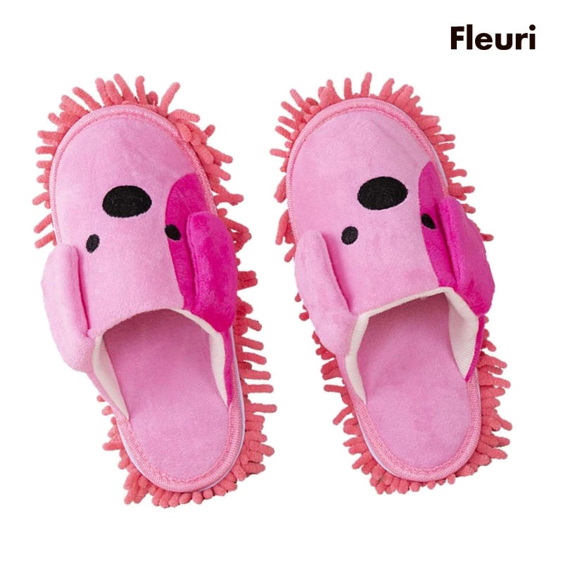 [Fleurir] Dép Lau Sàn Lười Có Thể Tháo Rời Và Giặt Sạch Trang Trí Phòng