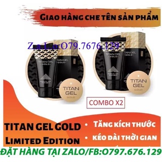 CHE-TÊN SP combo 2 hộp giá rẻ hơn PHIÊN BẢN GOLD ĐẶC BIỆT MỚI RA 2021 titan8 gen gel nga gold cao cấp phiên bản giới