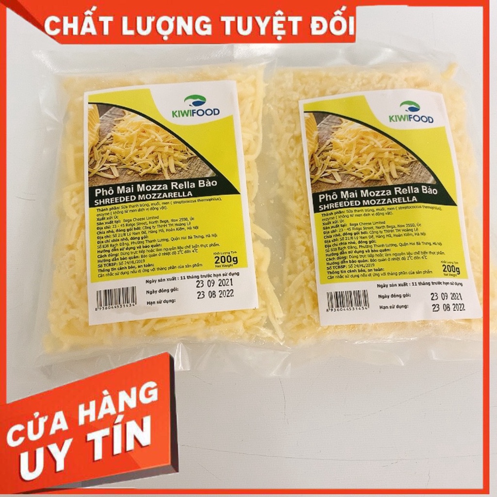 Phô Mai Mozzazella Bào Sợi 200g