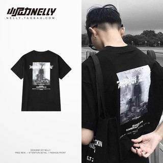 (A145) Áo phông đen unsiex NELLY basic size S đến 3XL (kèm ảnh thật ở cuối)