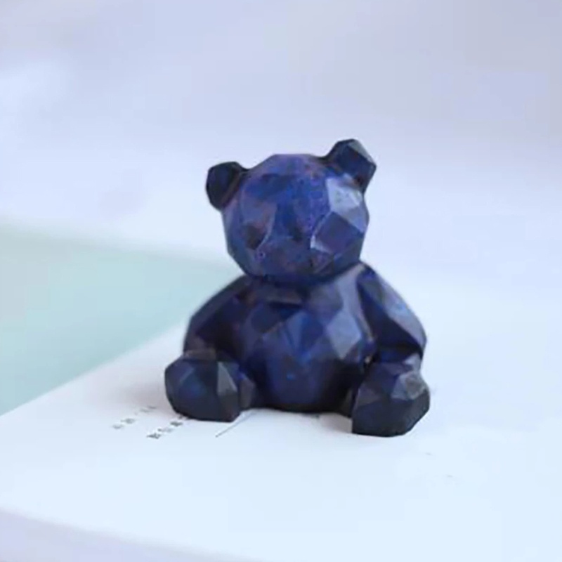 Khuôn Silicone Hình Gấu 3D Làm Xà Phòng DIY