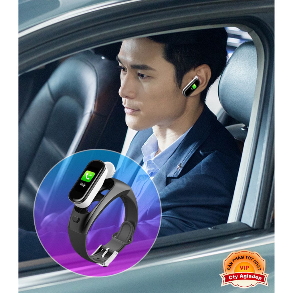 Đồng hồ sức khỏe tích hợp Tai nghe Bluetooth Mike - Đa năng cao cấp Model 109