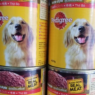 Pate chó pedigree lon 400g