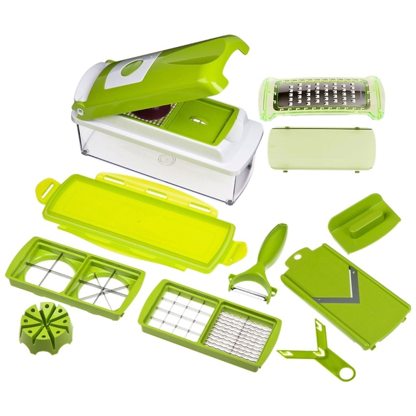 Bộ Dụng Cụ Cắt Rau Củ 10 Món Nicer Dicer Plus Đa Năng