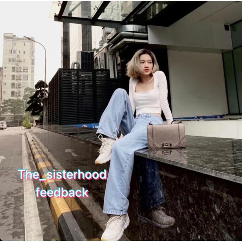 Quần Jeans Nữ Ống Rộng dáng suông lưng cao Hot trend 2021 [ẢNH THẬT]