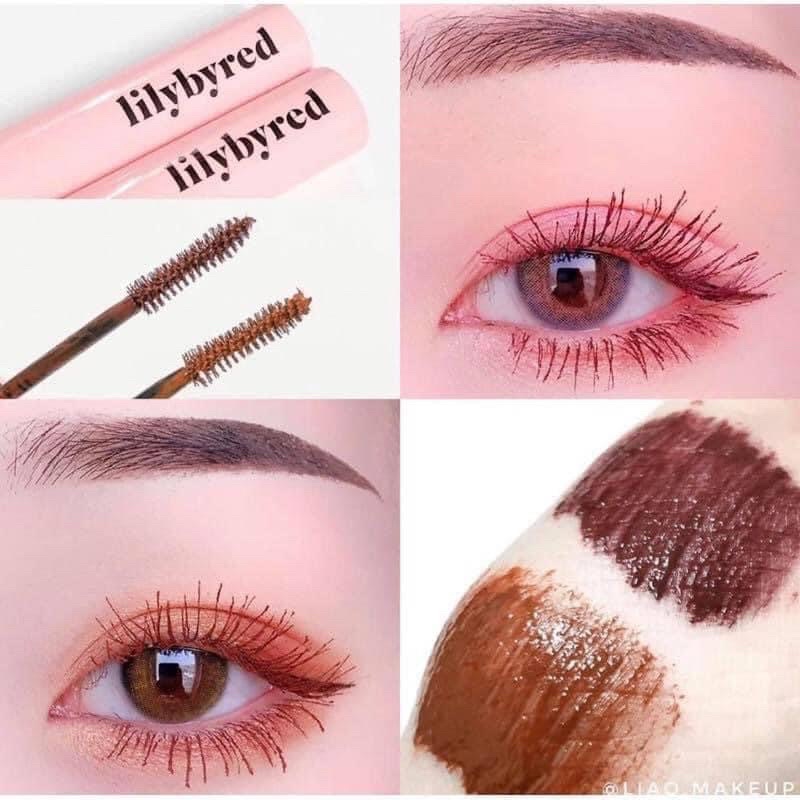 Mascara Lilybyred ap9 to pm9 Survival Colorcara dày mi dài mi chống nước