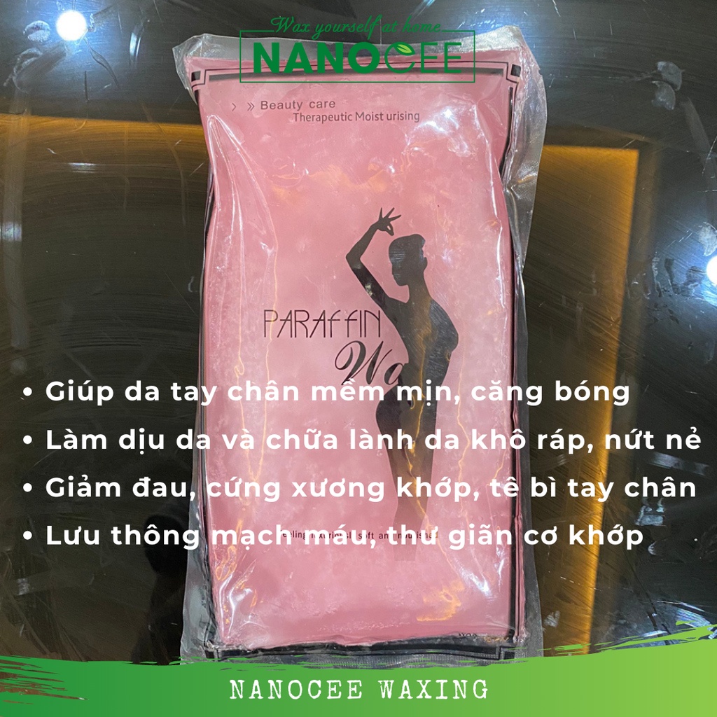 Nồi Nấu Sáp Paraffin NANOCEE-2KG Ủ Chân Tay Mềm Mại, Căng Mịn, Giữ Ẩm Cho Da Tránh Khô Ráp, Nứt Nẻ NANOCEE