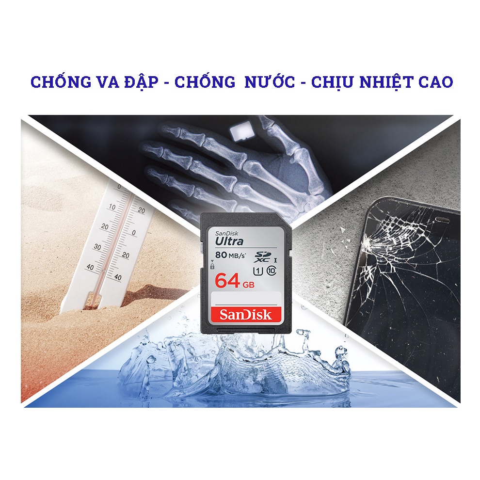 Thẻ nhớ Micro SD Sandisk 128GB 64GB 32GB 16GB Extreme Pro upto 170MB/s cho máy ảnh quay phim