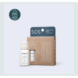 Tinh chất chấm mụn AROMATICA SOS tea tree blemish spot