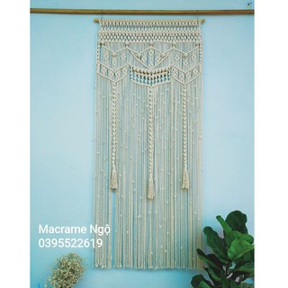 Rèm cửa trang trí macrame