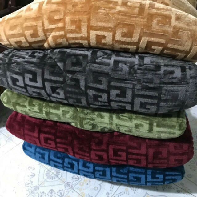 [ GIÁ TỐT ] Chăn Lông Cừu Chữ Vạn - Chăn Cừu Chữ Vạn Đại Hàn in 3D -  Loại Khổ Lớn 2mx2m2 nặng 3.3-3.4 kg