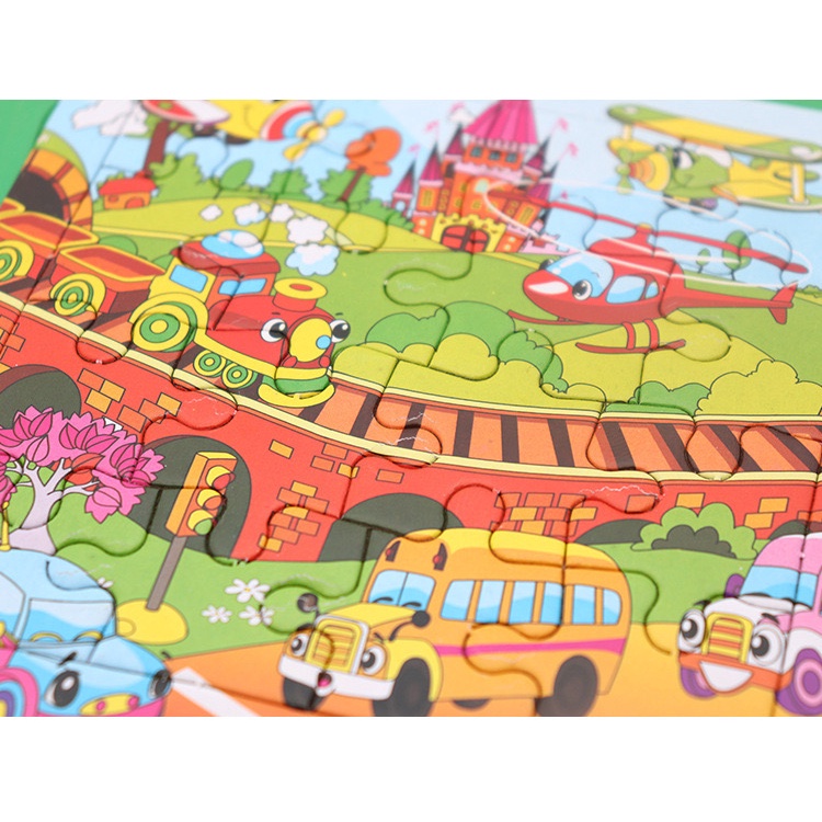 Đồ chơi xếp hình, xếp hình cho bé size nhỏ 11cmx11cm giúp bé tăng khả năng tư duy MasterKids