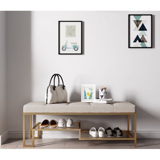 Ghế băng, ghế chờ, ghế ngồi đi giày 2 tầng hiện đại