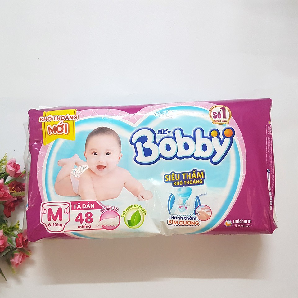 Tã dán Bobby size M (46 Miếng)