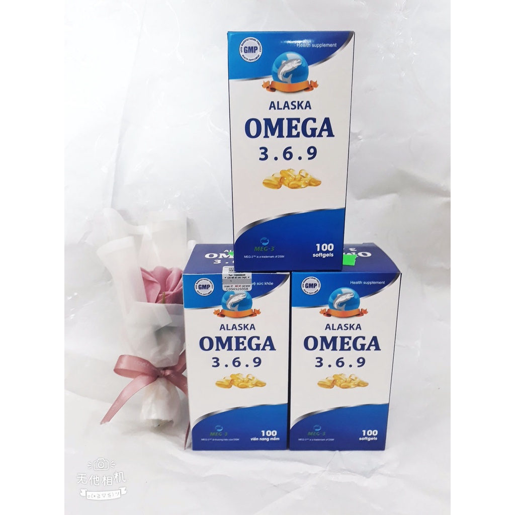 Viên bổ mắt OMEGA 3.6.9, giúp sáng mắt, giảm nhức mắt, mỏi mắt, khô mắt, thoái hóa võng mạc và giảm xơ vữa động mạch
