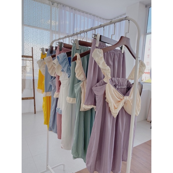 BỘ COTTON ĐŨI ÁO HAI DÂY QUẦN ĐÙI CHẤT LIỆU ĐẸP