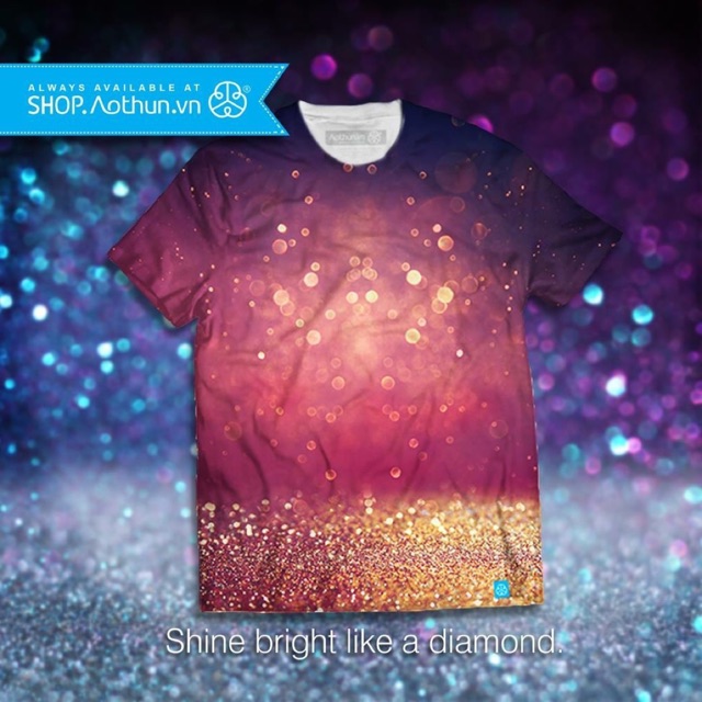 Áo SHINE BRIGHT LIKE A DIAMOND (Đỏ)
