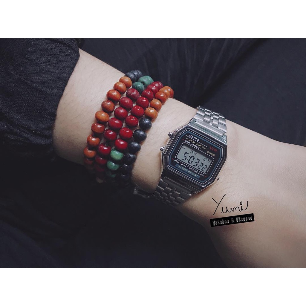 Đồng hồ Nam Nữ CASSIO A159 cổ điển sang trọng chống nước + TẶNG KÈM HỘP THIẾC | BigBuy360 - bigbuy360.vn