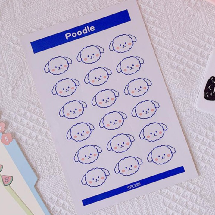 Sticker Hình dán dễ thương dành cho kệ tủ điện thoại di động ST80