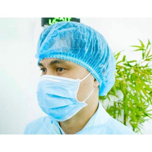 Mũ trùm y tế nón sâu Clip cap Bịch 100c - Nón giấy y tế - bao trùm đầu y tế HÀNG NHẬP DÀY