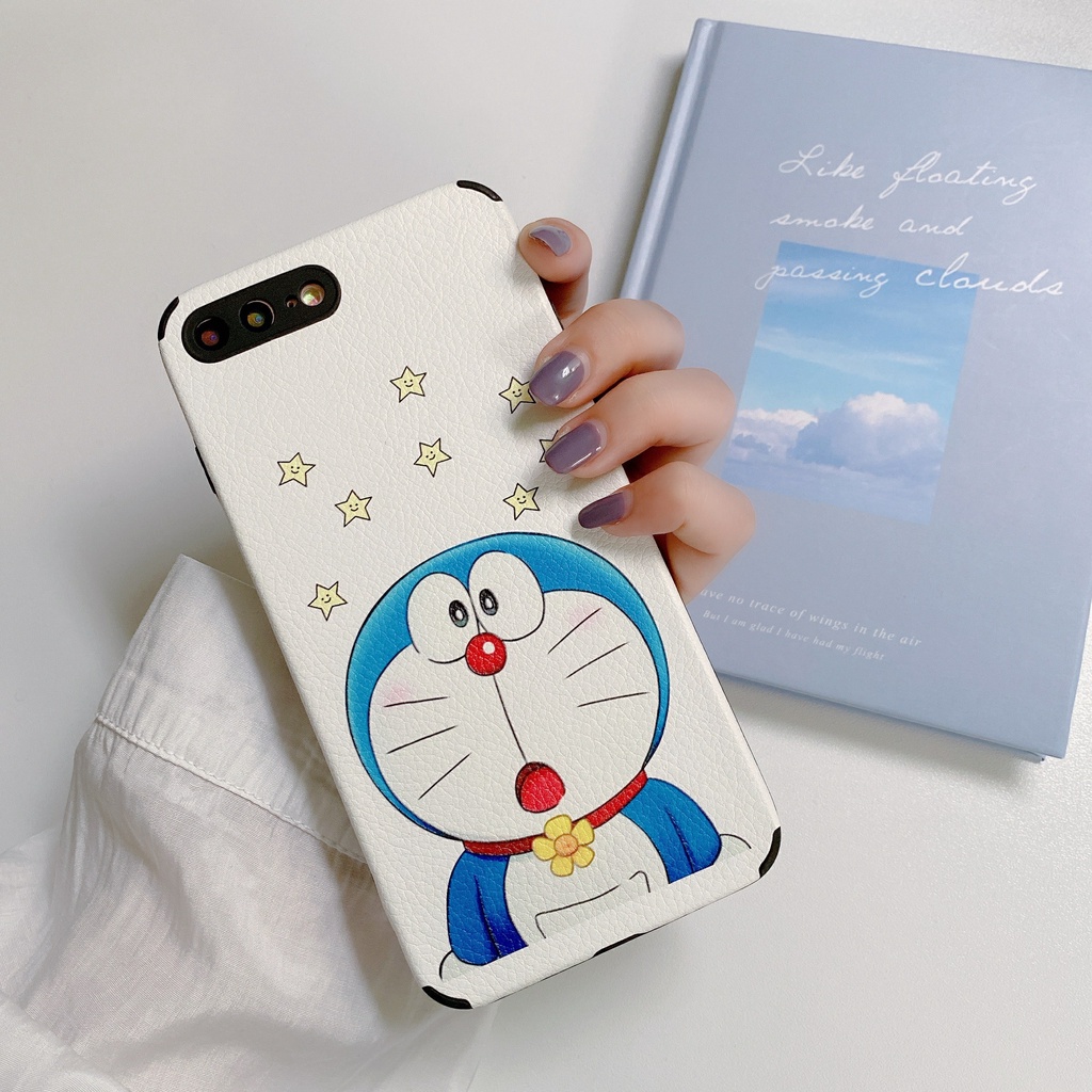 Ốp điện thoại cứng hình Doraemon dễ thương cho Vivo Y11 Y17 Y50 V9 Y12S Y93 Y97 V15 Y12 Y15 Y19 Y30 Y30i V15 Y83 Y81 Y85