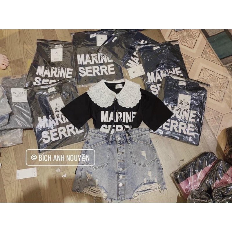 Chân váy jean rách 6 khuy | BigBuy360 - bigbuy360.vn