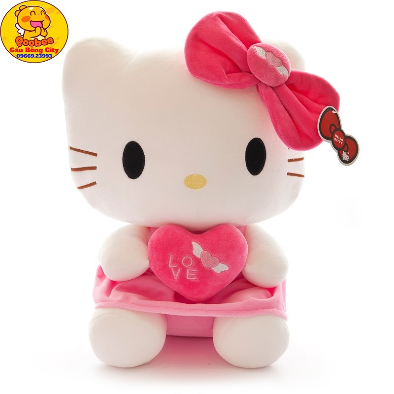 Gấu Bông Mèo Hello Kitty Váy Hồng Mềm Mịn Cao Cấp Quà Tặng Cho Bé Ý Nghĩa Gấu  Bông City | Shopee Việt Nam